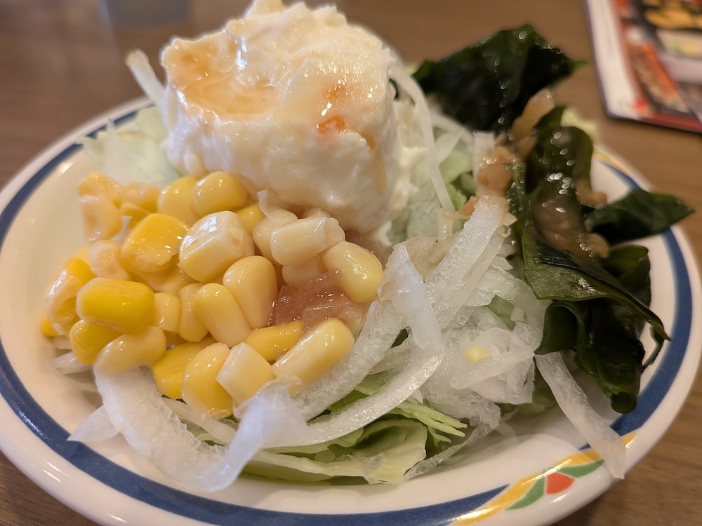 ステーキガストのサラダ