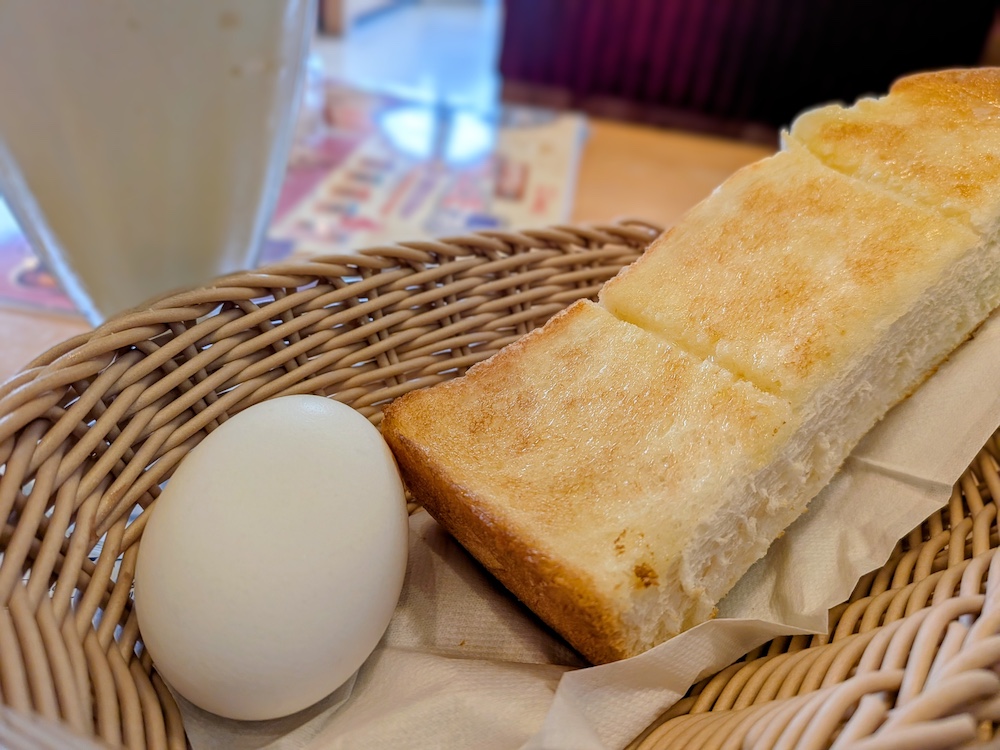 コメダ珈琲のモーニングセットA
