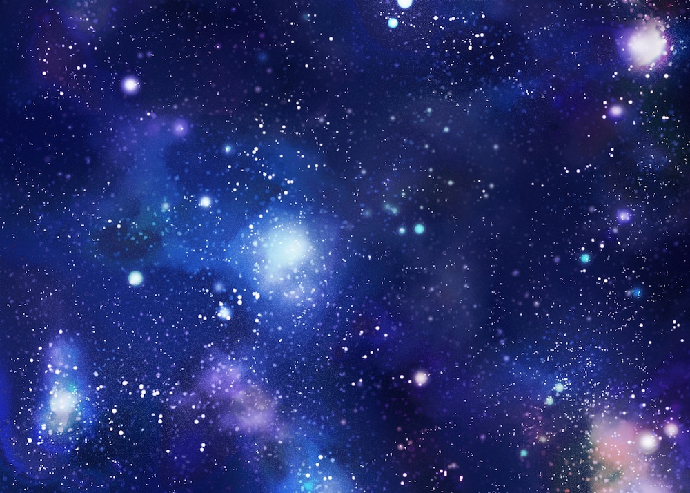 宇宙の星空